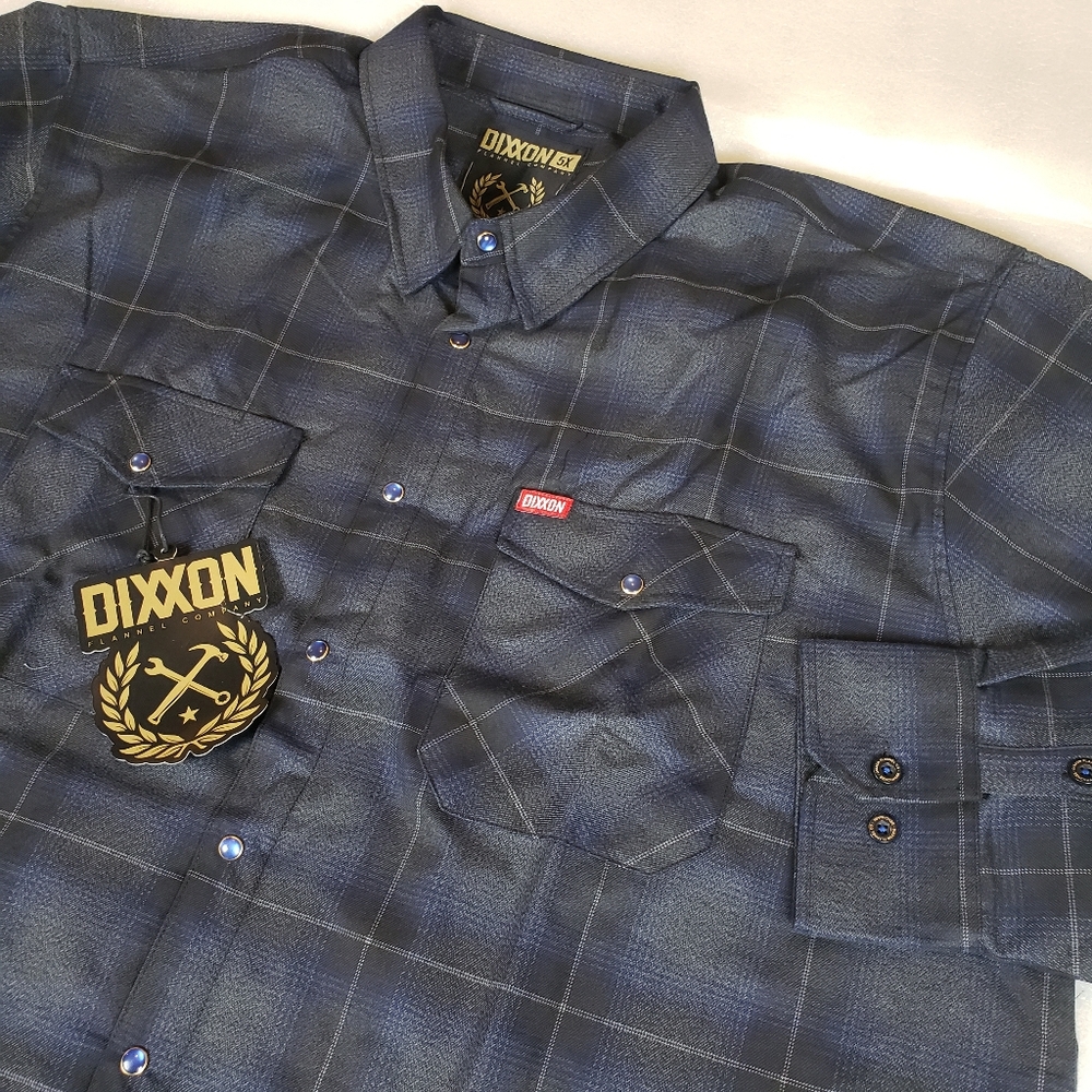 NWT Dixxon Men's 5X 5XL Benchmark Flannel Shirt